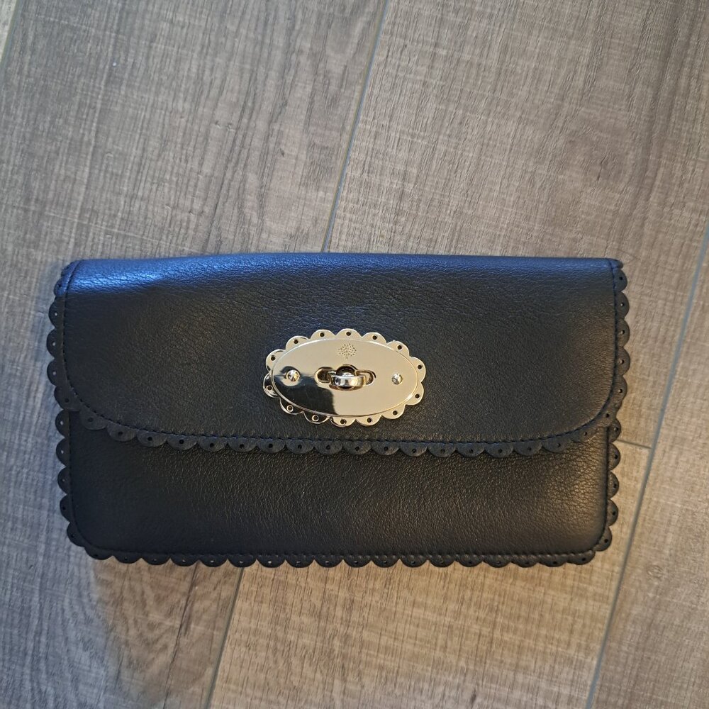 Mulberry - Cookie Long Locked Purse Soft Matte - Black